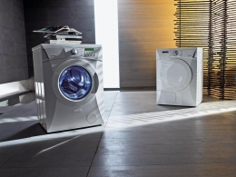 Kondenzační sušička D 73 325 (Gorenje), energetická třída C, programy pro běžné i jemné prádlo, program proti mačkání prádla, designem vhodná do setu s pračkou WA 73120, cena 16 990 Kč, GORENJE