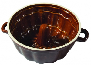 Keramická forma na bábovku, O 23,5 cm bez oušek, výška 11 cm, cena 299 Kč, www.decodoma.cz