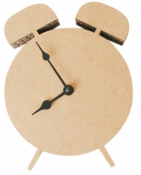 Nástěnné hodiny (Kartoons), 100% ekologický recyklovaný karton, cena od 349 Kč, www.hdesign-shop.cz