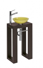 Barevné umyvadlo ve tvaru misky z kolekce Calti (LINEA BETA) má průměr 44 cm, cena 8 990 Kč, IL BAGNO