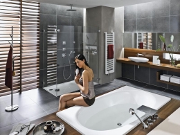 Ellipso Duo, rozměr 190 x 100 x 45 cm, cena bez DPH 32 480 Kč (KALDEWEI)