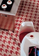 Série Pied-de-poule rosso (BISAZZA), mozaika, rozměr 32,2 x 32,2 cm, novinka roku 2006, GRANITI FIANDRE