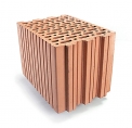 Porotherm 25 AKU Z Profi je broušený akustický cihelný blok P+D pro tl. stěny 25 a 54 cm na maltu pro tenké spáry (WIENERBERGER)