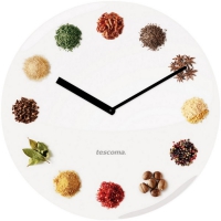Kuchyňské hodiny Kitchen Times, O 30 cm, na výběr 6 designů, cena 599 Kč, www.tescoma.cz