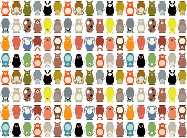 Papírová tapeta Hands, 60 x 100 cm, www.vajco.cz