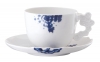 Porcelánové nádobí (Rosenthal), konvička, cena 2 100 Kč, hrneček s podšálkem, cena  1 100 Kč, ROSENTHAL