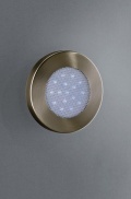 Led´s motion, nerez/sklo, zdroj osvětlení LED diody, průměr 18 cm, hloubka 4,6 cm, cena 1 797 Kč, MASSIVE