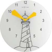 Nástěnné hodiny Windmil a Light House (Nextime), O 30 cm, cena 1 249 Kč/ks, www.hodiny-budiky.cz