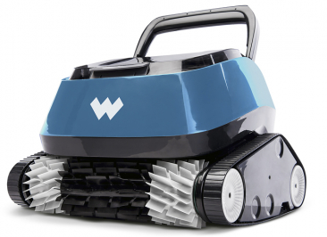 5. Bojovník se špínou: prodejce Mountfield, cena: 15 950 Kč  Automatický vysavač Azuro Warrior čistí dno bez nutnosti filtrační jednotky. Otočný Swivel zabraňuje zamotání kabelu. Díky technologii FocusFlow, která vytváří koncentrované sání, si vysavač poradí s běžnými nečistotami a do bazénu vrací čistou, přefiltrovanou vodu.