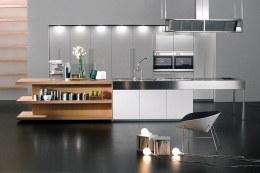 Kuchyňská sestava Xila (Boffi), design Luigi Massoni, informace o ceně v obchodě, KONSEPTI