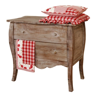 Komoda s patinou (Clayre &amp; Eef), masivní dřevo, 81 x 44 x 76 cm, cena 8 281 Kč, www.vintage-home.cz
