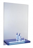 Zrcadlo s prosvícenou policí z kolekce Meta plasma (Dornbracht), rozměr 68 x 100 cm, cena 9 883 Kč, ALISEO