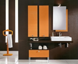 Nábytková sestava Tempo Fair (LAVALLE) v provedení lak hnědý/oranžový, cena 98 312 Kč, ITALIA INTERIOR - DESIGN