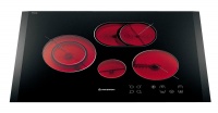 Ekonomický provoz s různě velkými varnými nádobami umožňuje deska KOT 7134 (ARISTON), š. 70 cm, časovač pro každou varnou zónu, 9 stupňů, cena 20 790 Kč, INDESIT COMPANY ČESKÁ