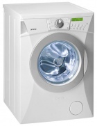 Volně stojící pračka WA 73120 (GORENJE), náplň 7 kg prádla, 19 programů, LCD textový displej, který informuje o průběhu programu, odložený start, speciální programy (jogging program, snadné žehlení), až 1 200 ot/min, cena 14 990 Kč, GORENJE
