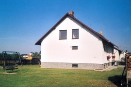 Stávající stav - pohled od jihovýchodu. 