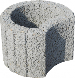 Svahová tvárnice Rundflor 30 x 25 x 20 cm (Zdroj: Hornbach)