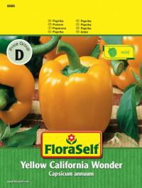 Paprika Yellow California Wonder FloraSelf (Zdroj: Hornbach)