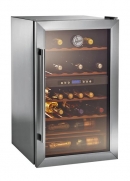 Vinotéka HWC 2336 DL (Hoover), kapacita 33 lahví, dvojí teplotní zóna, cena od 7 599 Kč, HOOVER