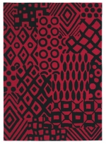Koberec Xian Batik (Brink and Campman), 100% akryl, ručně nastřelovaný, cena za rozměr 140 x 200 cm 9 580 Kč, CARPET DESIGN
