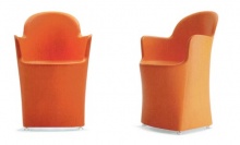 Plastové křeslo Gogola (Sintesi2), design Marcello Ziliani, rozměry 59 x 58 x 85 cm, k dostání v barvě šedé, modré, béžové, bílé a oranžové, cena 5 607 Kč, DAK INTERIÉRY