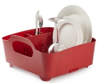 Odkapávač na nádobí Tub (Umbra), plast bez obsahu PBA, 38 x 35 x 19 cm, cena 659 Kč, www.homein.cz