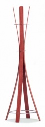 Dřevěný věšák Mondo (Sintesi2), design Marcello Ziliani, rozměry 53 x 53 x 171 cm, k dostání v dřevu buk, třešeň a wengé, cena 5 319 Kč, DAK INTERIÉRY