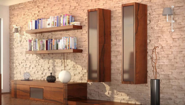 Sádrové obklady skvěle vypadají, ale nesnáší vlhkost (Zdroj: STONE GALLERY)