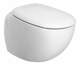 Klozet i bidet z této série lze pořídit i v závěsném provedení