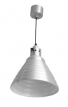 Stropní svítidlo Kode vybrali manželé v IKEA, cena 599 Kč, průměr 32 cm