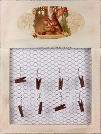 Dřevěná tabule, 40 x 30 cm, 490 Kč, www.almara-shop.cz