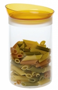 Dóza Soffio, borosilikátové sklo, plastové víko, vhodná do myčky, objem 1 l,cena 139 Kč, www.kika.cz