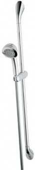 Sprchová kombinace Ceramix life obsahuje ruční sprchu s hadicí IdealFlex (160 cm) a tyč (90 cm), cena 4 017 Kč, IDEAL STANDARD