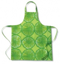 Z kolekce Appelsiini (MARIMEKKO) jsou zástěry (1 139 Kč), čtvercové chňapky (265 Kč/ks) a chňapky rukavice (443 Kč/ks), všechny v barvě žluté a zelené, AKIT