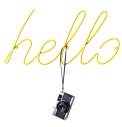 1. Nástěnný věšák Hello z 8 mm oceli upravené práškovým lakováním, Grace &amp; Glory, www.graceandgloryhome.co.uk
