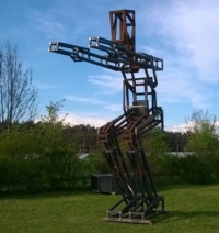 SCULPTURE LINE: Bobová dráha Prosek, Cvičící figura (Jakub Flejšar)