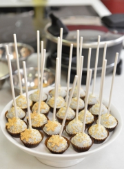Čokoládové cake pops s pomerančem a Cointreau