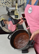 Čokoládové cake pops s pomerančem a Cointreau