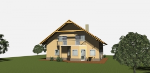 PORFIX Comfort – axonometrický přední pohled