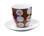 Z kolekce Peace je šálek na espresso s podšálkem, cena 90 Kč, LUIS.
