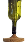 Vázy Lahve, skleněné lahve, korek/dřevo, prototyp, 2010