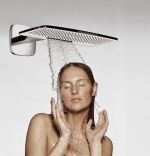 Raindance E 420 2 jet (HANSGROHE), horní sprcha se sprchovým ramenem, cena  31 296 Kč, EIM UNIVERS