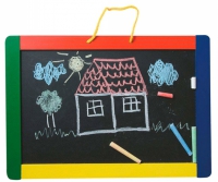 Magnetická tabule (Woody), dřevo, 43 x 30 cm, cena 371 Kč, www.dvedeti.cz