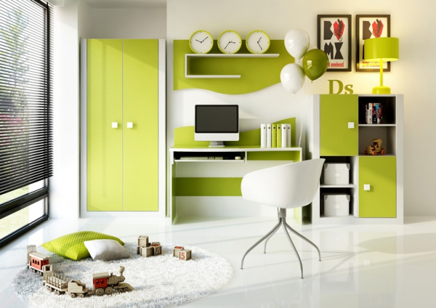 Dětský pokoj Mário, 310 x 190 x 60 cm, www.nabyteklux.cz