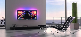 Digitální Full HD televize 46PFL8605H/12 z řady 8 000 LED LCD, úhlopříčka 117 cm, cena 50 192 Kč, PHILIPS