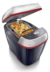 Nová pekárna HD 9040 se14 programy má i speciální doplněk na přípravu českých buchet a speciálního pečiva. Cena 4 299 Kč (PHILIPS)