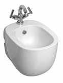 Závěsný bidet 500 by Antonio Citterio (Keramag), cena 10 643 Kč, bidetová baterie exclusive Elite (Cristina), chrom, cena 9 254 Kč, KOZÁK BATH & INTERIOR