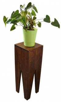 Odkládací stolek, masivní dřevo palisandr, prodává se v deseti různých odstínech, 20 x 20 x 60 cm, cena 1 416 Kč, www. avinterieryshop.cz