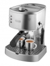 Manuální přístroj na espresso EC 330S, 15 barů, tryska na cappuccino s nastavitelným proudem páry, nahřívač šálků, možnost použití kapslí E.S.E., cena 4 990 Kč, DELONGHI