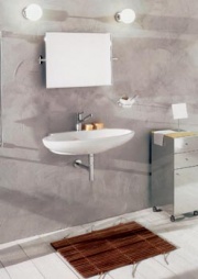 Nástěnná lampa Visio (LINEA BETA), kombinace sklo/kov, cena 4 582 Kč, IL BAGNO